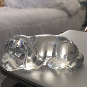 Princes crystal  paper weight cocker spaniel dog